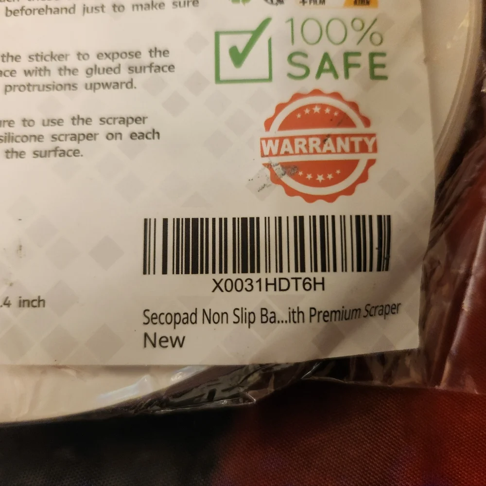 Secopad eight antslip bathtub stickers